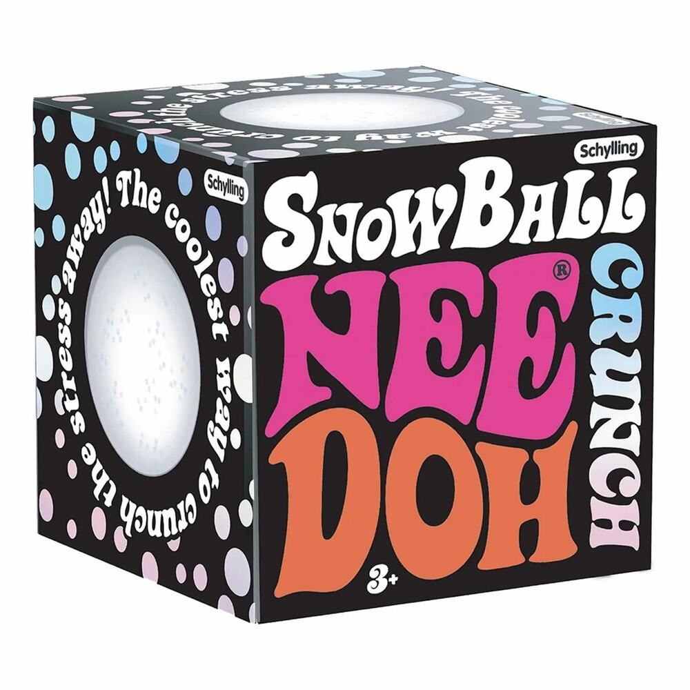 Authentic Schylling NeeDoh Snowball Crunch Squishy Sensory Fidget Toy New RARE - Picture 2 of 6